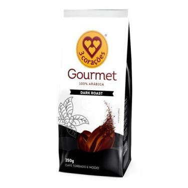 Imagem de Café Moído Gourmet Dark Roast 3Corações 250g - 3 Corações, 250g