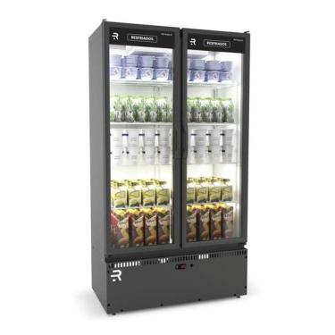 Imagem de Auto Serviço Vanguard Resfriados 2 Portas Preto 0 a 7ºC ASVR2P PR_BR 220V - Refrimate