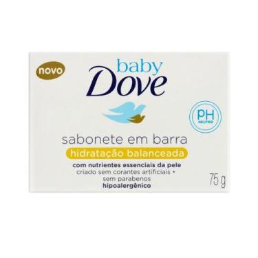 Imagem de Sabonete em Barra Baby Dove Hidratacao Balanceada 75g, 1, 75g