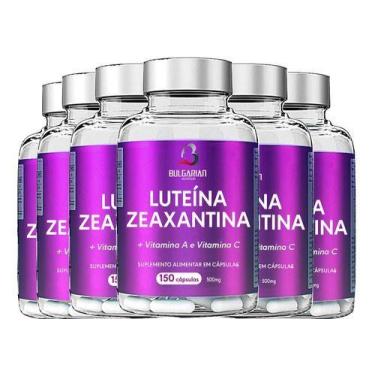 Imagem de 6x Luteína + Zeaxantina + Vit A + Vit C 900 Cápsulas 500mg - Bulgarian