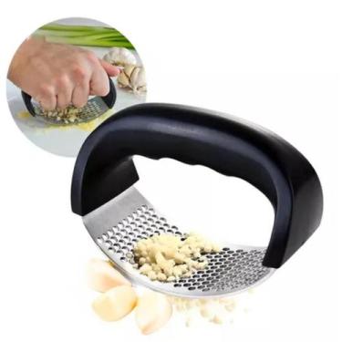 Imagem de Espremedor De Alho Em Aço Design Ergonômico Fácil De Limpar - Lippin