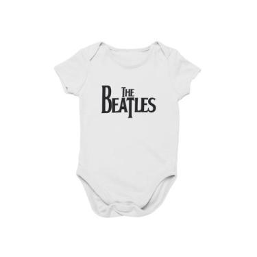 Imagem de Body Bebê Algodão The Beatles Logo Branco - Artgeek, GG