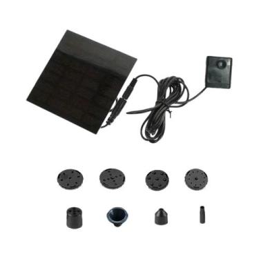 Imagem de Mini Kit De Bomba Solar Com Painel Solar De 1.4W Para Fonte De Jardim,