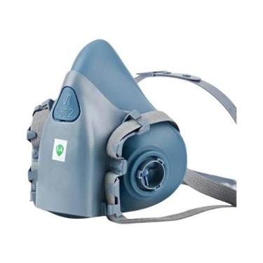 Imagem de Máscara De Gás 7502 Respirador Químico Com Filtro 6000 Anti-Gás Orgâni