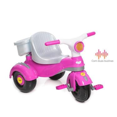 Imagem de Triciclo Infantil Velocita Classic Rosa - Calesita