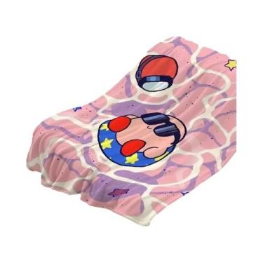 Imagem de Cobertor De Sofá Quente E Macio Em Fleece K-Kirbys, Microfibra Adoráve
