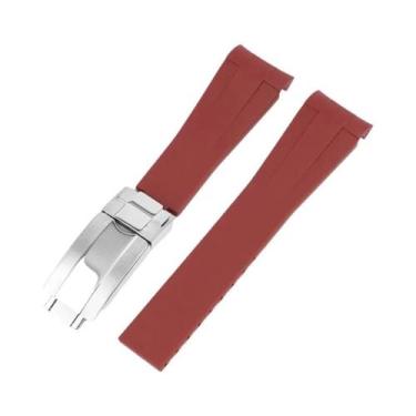 Imagem de Pulseira De Borracha À Prova d'Água De 20mm Para Rolex Série Ghost Day