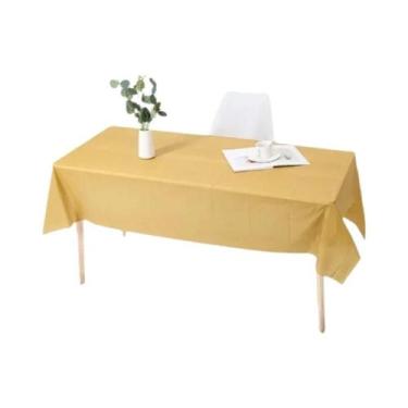 Imagem de Toalha De Mesa Plástica Reutilizável 137x183cm Livre De BPA Para Janta