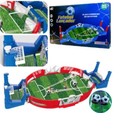 Imagem de Jogo futebol lançador de mesa estilo pinball médio 38cm ou grande 58cm