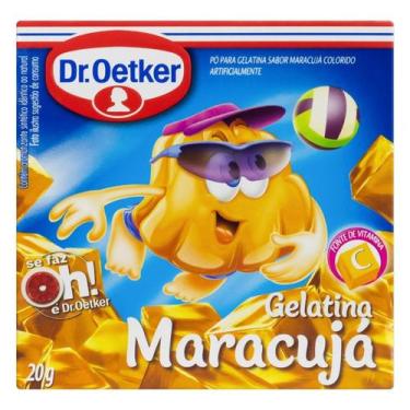 Imagem de Pack Com 10x Gelatinas de Maracujá Dr.Oetker 20g