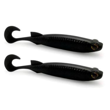 Imagem de Isca Artificial Shads E-Shad Black 15cm 2un - Monster 3X