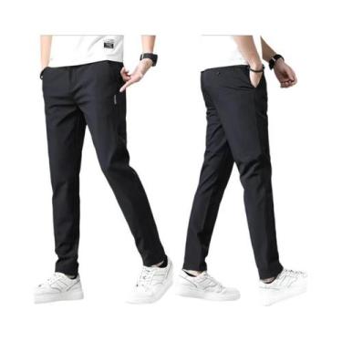 Imagem de Calça Masculina Casual Ultrafina e Elástica - 5 Cores para Primavera/V