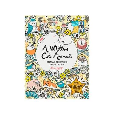Imagem de A Million Cute Animals Animais Adoráveis para Colorir - Coquetel