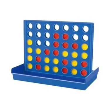 Imagem de Jogo Connect 4 Para 2 Jogadores, Quadro 4 Em Linha, Para Crianças a Pa