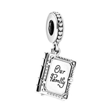 Imagem de Pingente Árvore Genealógica Prata 925 Charm Mãe Pai Amor Eterno Para P