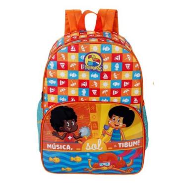 Imagem de Mochila Escolar Infantil Dermiwil 3 Palavrinhas Cor:Vermelho, Vermelho
