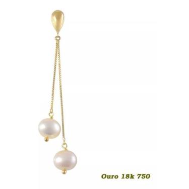 Imagem de Pingente Ouro 18k Pérolas Naturais 6mm - Dream Factory Jóias