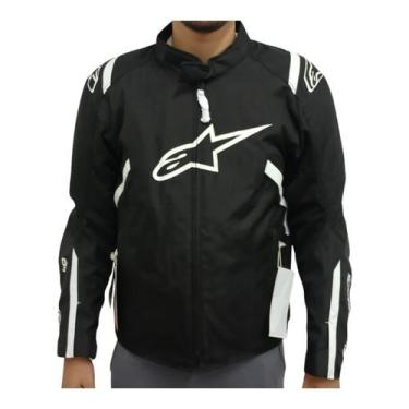 Imagem de Jaqueta Preta e Branca Desing Esportivo Alpinestar T SPS V2, 2XL
