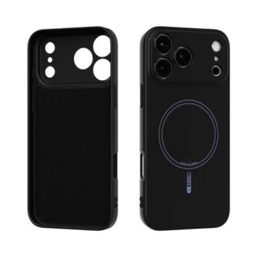 Imagem de Capa Protetora De Silicone Líquido Magnético Macio Para iPhone 17 pro 