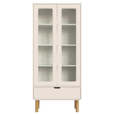 Imagem de Cristaleira 2 Portas 180X80 cm Pes Madeira Maciça 28105 Artesano