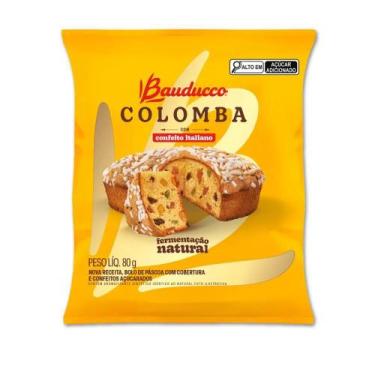 Imagem de Mini Colomba de Páscoa Tradicional Frutas Bauducco 80g - 2290, Bauducc