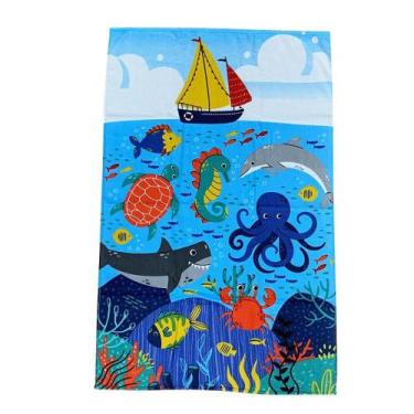 Imagem de Toalha de Banho Infantil Felpuda Sea Fun Dohler - Döhler