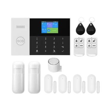 Imagem de Sistema De Alarme Inteligente WIFI GSM Tuya Smart Life APP Alexa Prote
