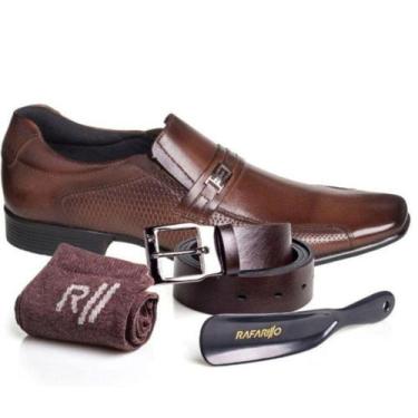 Imagem de Sapato Social Masculino Rafarillo 34064-102T Mogno-Mogno, 39, Marrom