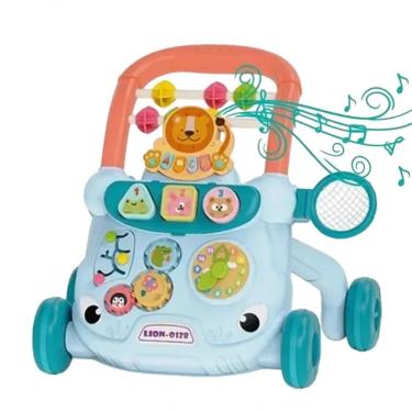 Imagem de Andador Infantil Musical Educativo Lion-0128 Baby com Atividades Interativas Estimula Coordenação Motora