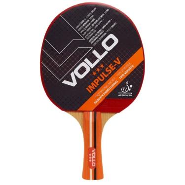 Imagem de Raquete Tênis de Mesa Impulse V Estrutura 7 Camadas Aprovação ITTF Vollo