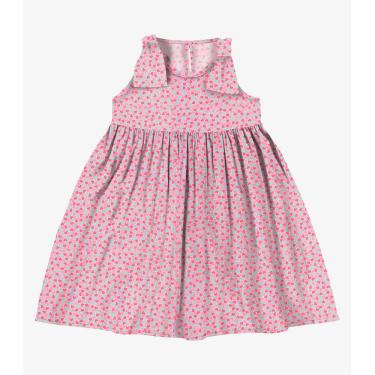 Imagem de Vestido em Popeline Rovi Kids Rosa