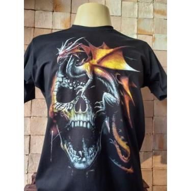 Imagem de Camiseta T-Shirt Masculina Dragão - BLACK SHIRT, G