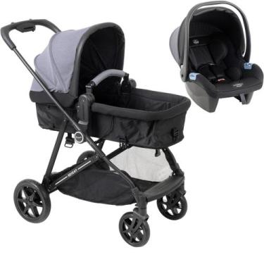 Imagem de Carrinho Com Bebe Materna Burigotto Reversivel Revert 22 Gris
