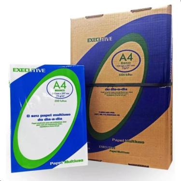 Imagem de Papel Sulfite Executive A4 75g 500 Folhas Branco Premiuns Papelaria Im