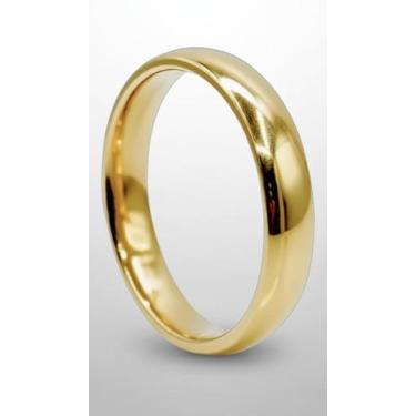 Imagem de Aliança Ouro 18k Tungstênio 4mm Confortável - Congratulations Store