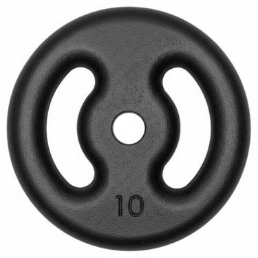 Imagem de Anilha peso 10kg para musculação, academia, fitness e treino de força,