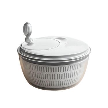 Imagem de Centrífuga De Salada Secador Verduras Manual 4 Litros - Dr.true, Branc