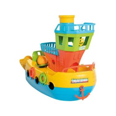Imagem de Brinquedo Educativo Embarcadinho Tateti 8 Peças