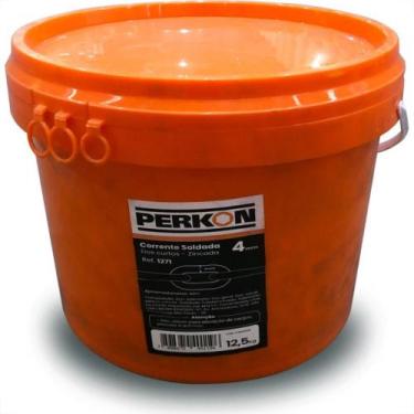Imagem de Corrente Soldada Perkon Zincada 4Mm 12,5Kg Aproximadamente 42M 1271