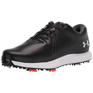 Imagem de Under Armour Tênis de golfe masculino Charged Draw RST, Preto/branco, 7 Wide