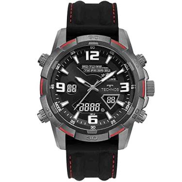 Imagem de Relógio Technos Masculino com Pulseira de Silicone Preta