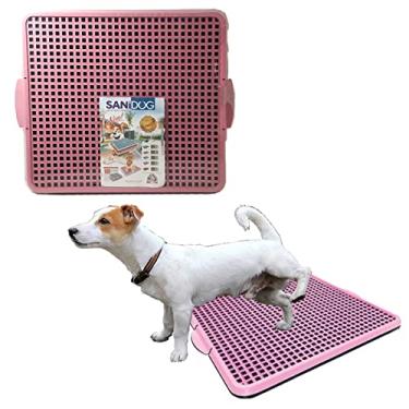 Imagem de Sanitário Canino Pipi Dog Banheiro Pet Tapete Cachorro - P (Rosa)