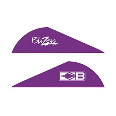 Imagem de Bohning Blazer com arco e flecha (pacote com 100), roxo, 5 cm
