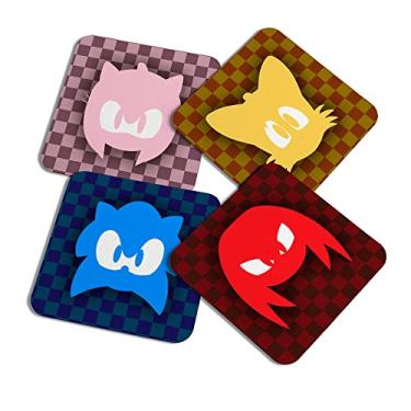 Imagem de Porta copos quadrado - Sonic Icons Friends