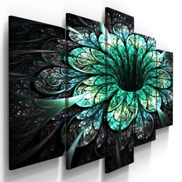 Imagem de Quadros Decorativos Flor Tiffany Digital Sala 3