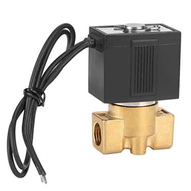 Imagem de Válvula solenoide, G1/4" 110V 0-1,0MPa 2 vias válvula solenoide normalmente fechada de ação direta válvula magnética elétrica para ar, água, vapor, gás