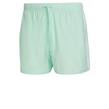 Imagem de adidas Shorts de natação masculino clássico com 3 listras