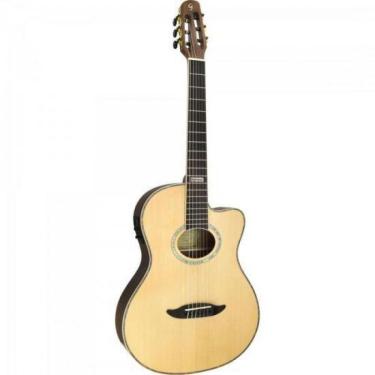 Imagem de Violao Flat Cutaway Nylon Gnf3 Ceq Ns Natural Satin