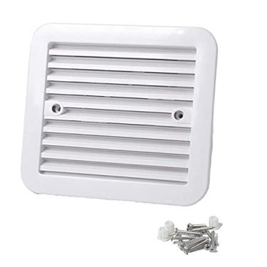 Imagem de Fã exausto Ventilação de Exaustão Fan Side Air Vent Caravan Motorhome Rv. Camper van White ventilação de ventilação cozinha banheiro banheiro sanitário pequeno exaustor Ventiladores de ventilação