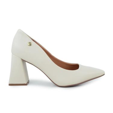 Imagem de Sapato Feminino Vizzano Scarpin Branco Off White - 1387